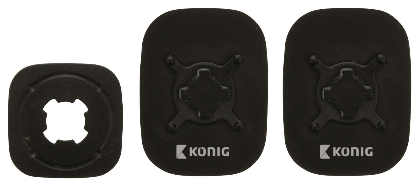 Konig Smartphone Car Mount Sticker 360° Rotation Black
