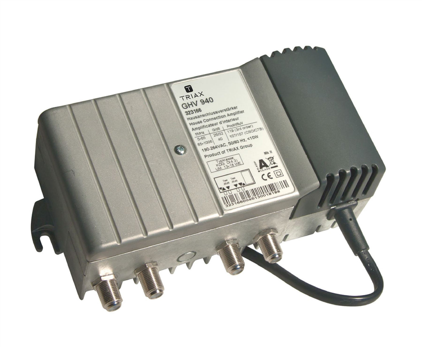 Triax Amplifier 40 dB 47-1006 MHz 1 T323166
