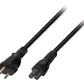 Valueline Power cable Swiss plug male to IEC-320-C5 5m black