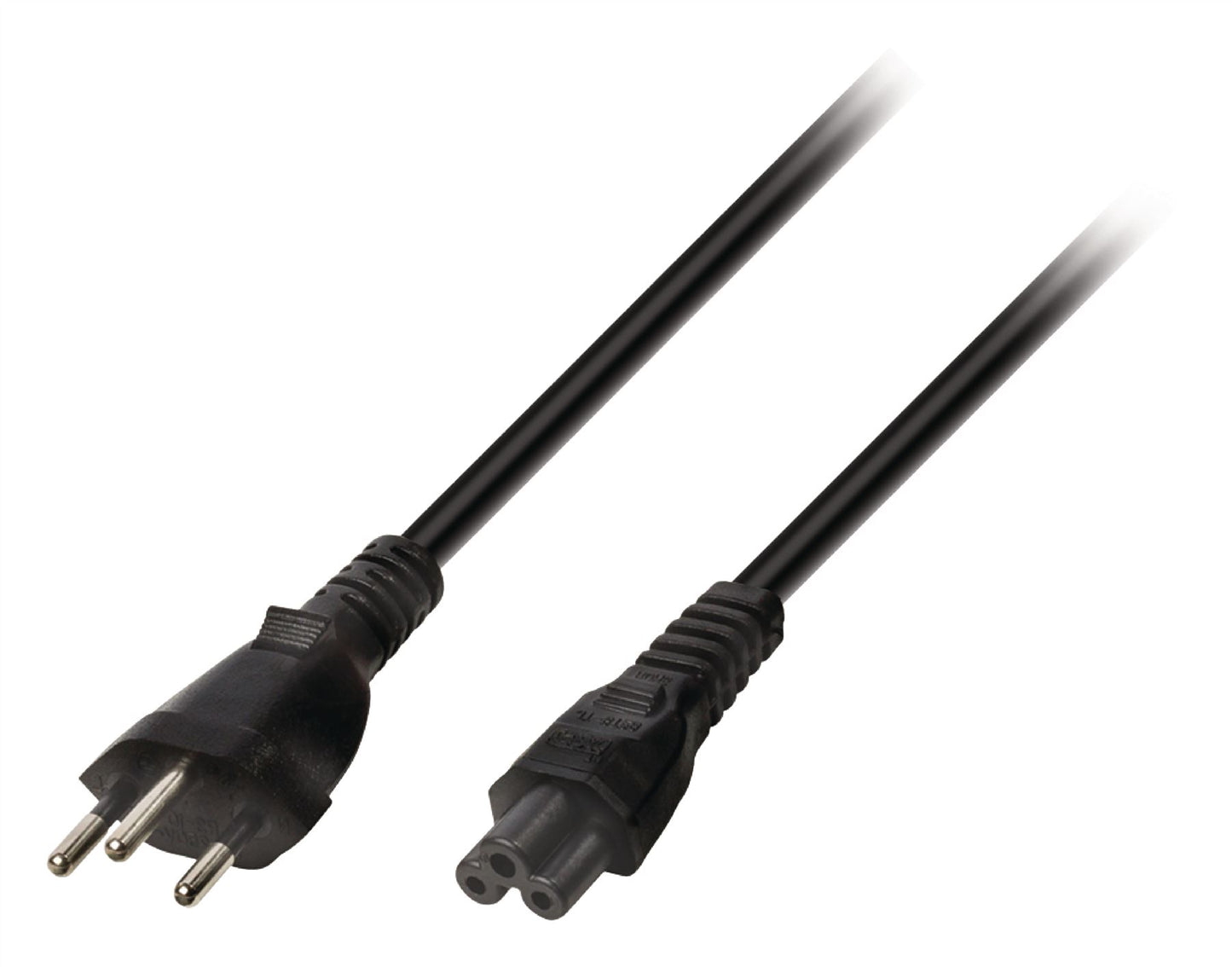 Valueline Power cable Swiss plug male to IEC-320-C5 5m black