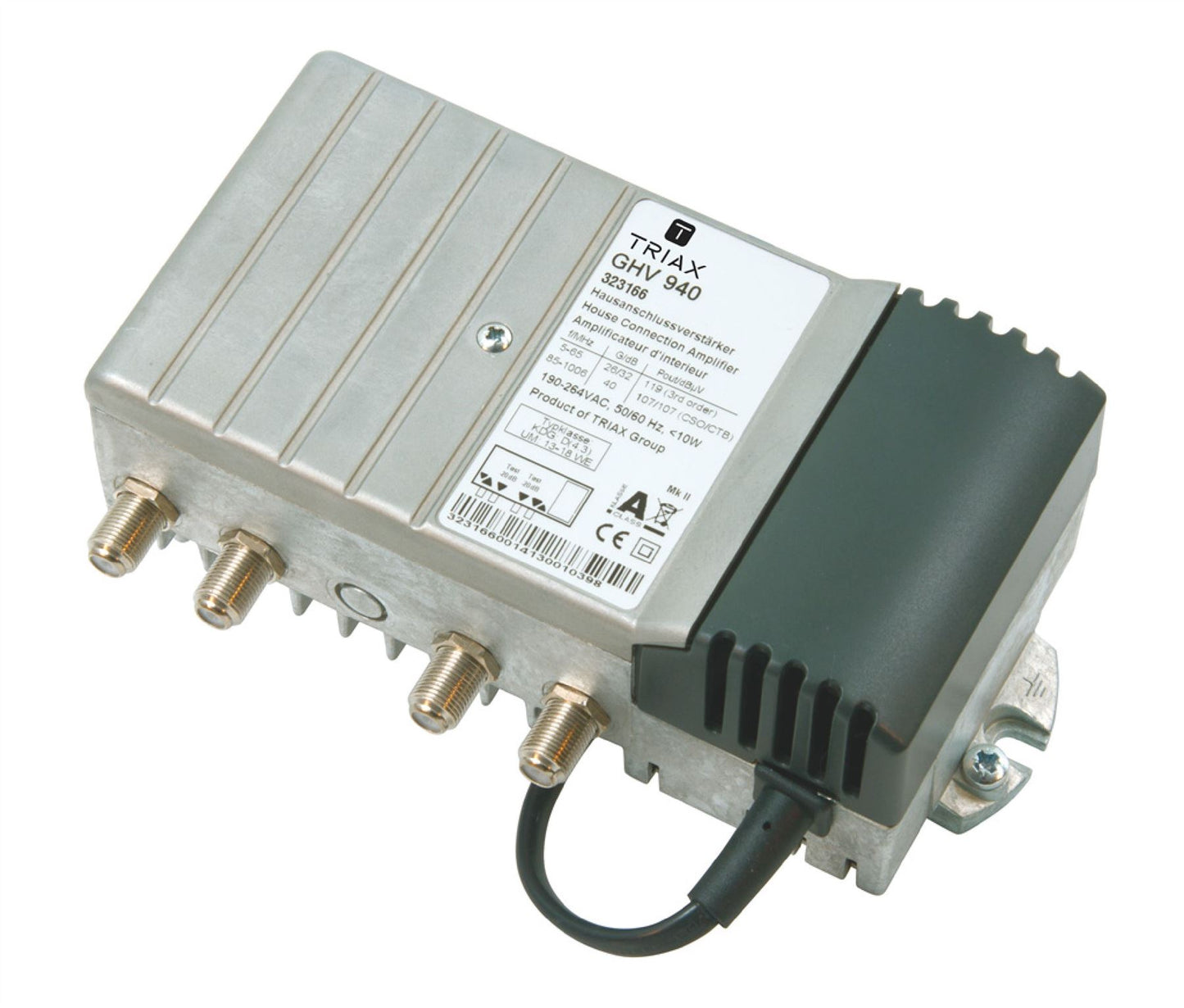 Triax Amplifier 40 dB 47-1006 MHz 1 T323166