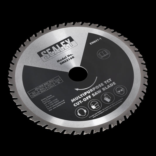 Sealey Multipurpose Cut-Off Saw Blade 216 x 2.4mm/30mm 48tpu SMS216B