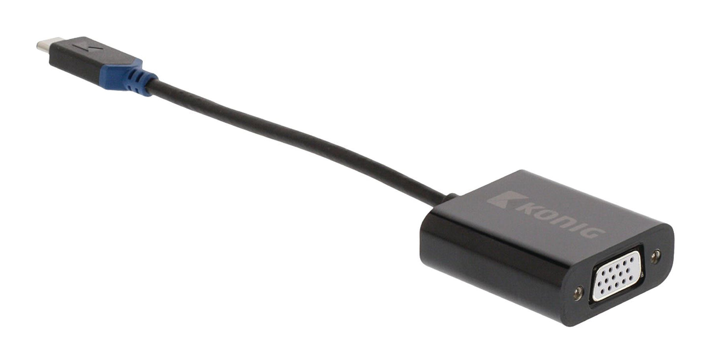 Konig USB 3.1 Adapter USB-C Male to VGA Female