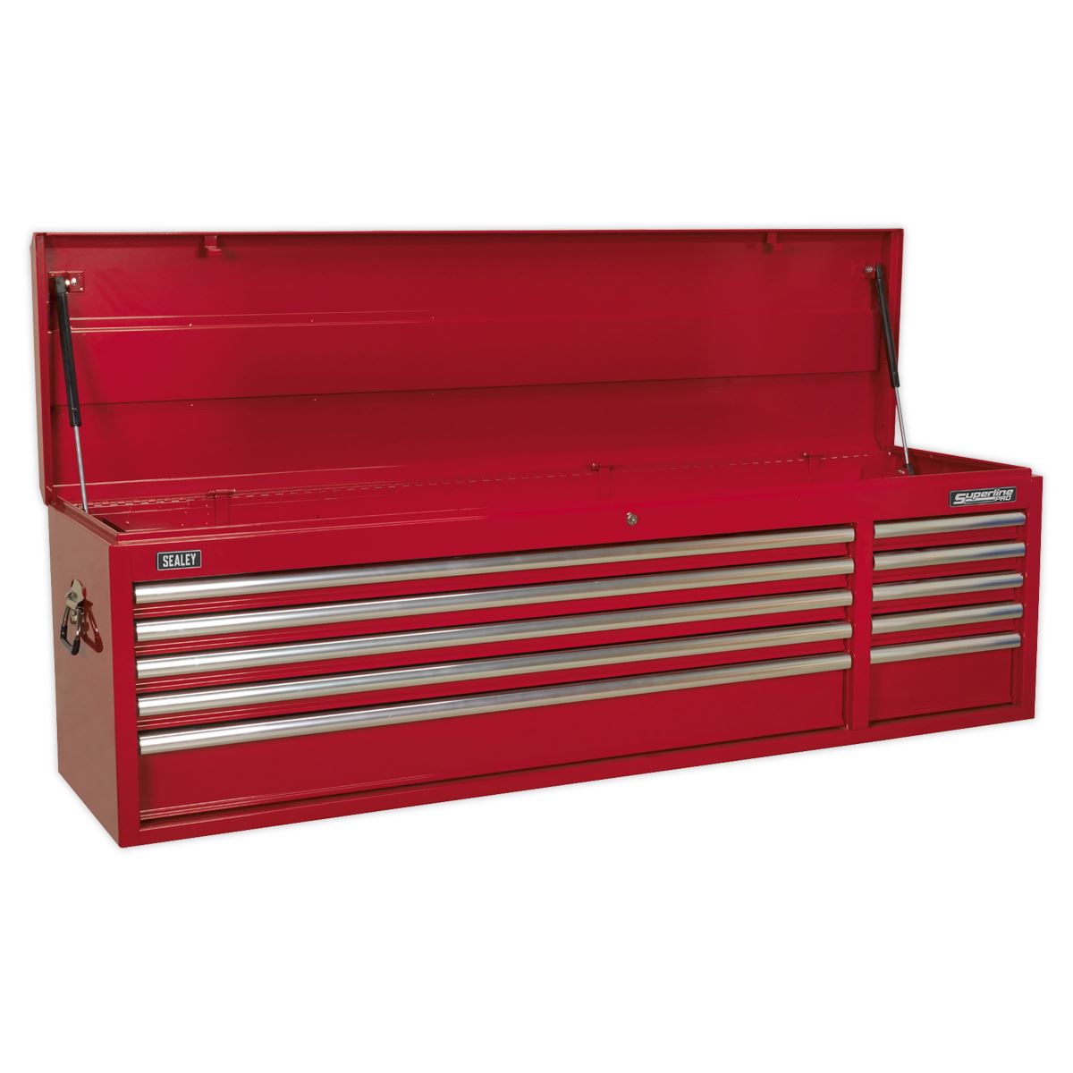 Sealey Topchest 10 Drawer with Ball Bearing Slides Heavy-Duty - Red AP6610
