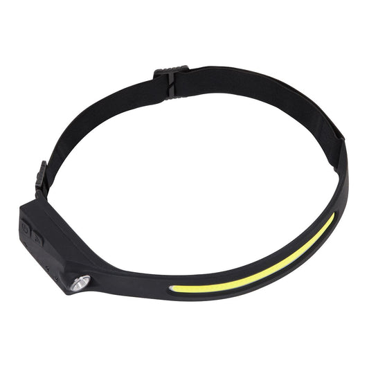 Sealey Head Torch 5W COB & 3W LED Bulb with Auto-Sensor Rechargeable HT104R