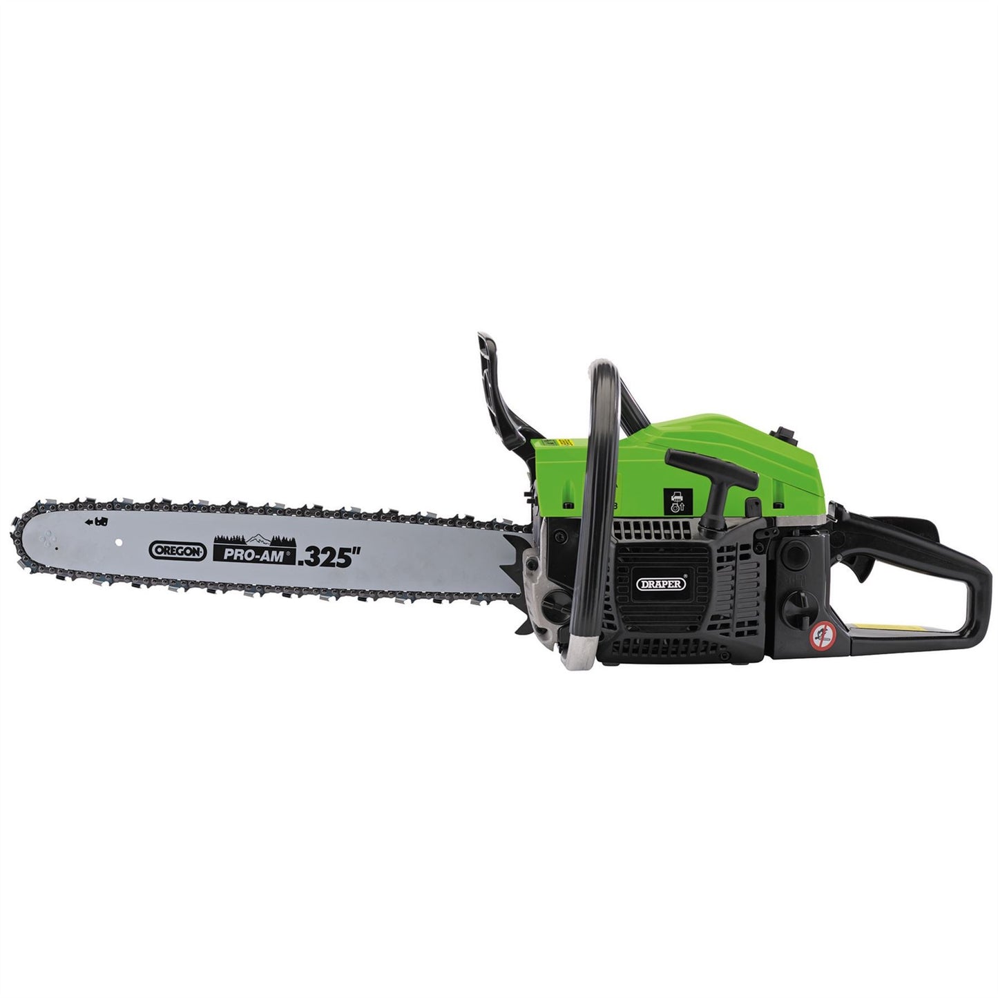Draper 80103 450mm Petrol Chainsaw 45cc Garden Maintenance Tree Stump Chain Saw