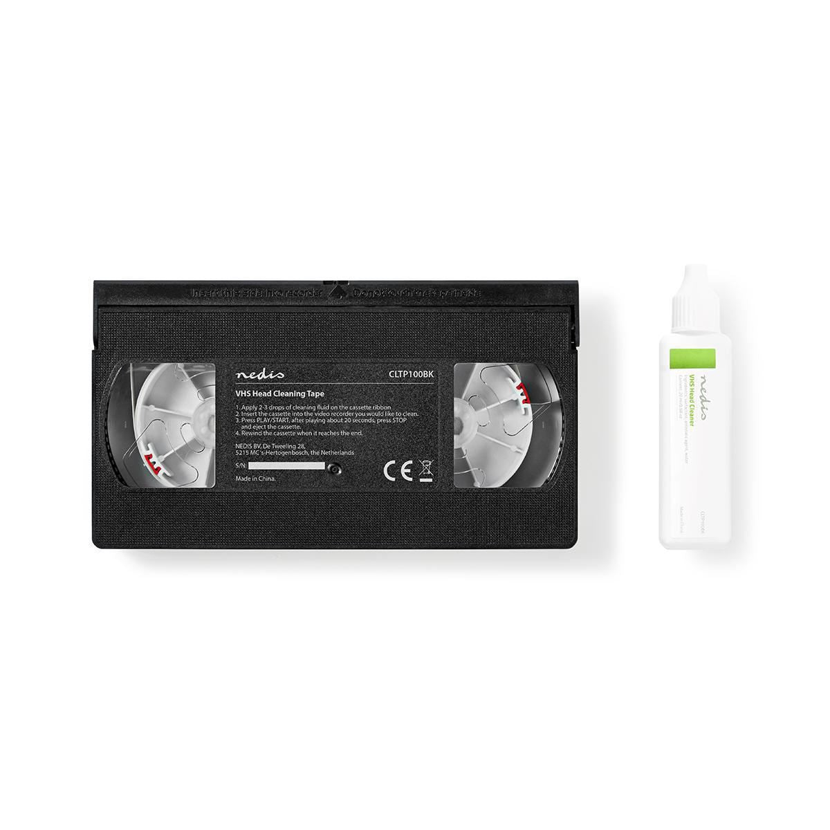 Nedis VHS Head Cleaning Tape 20 ml CLTP100BK