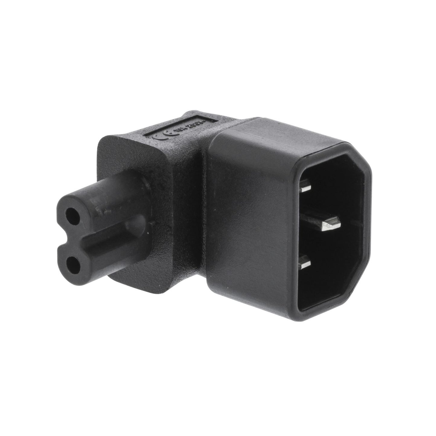 Valueline Power Plug Male to Female Polyvinylchloride (PVC) Black VLEP11911B