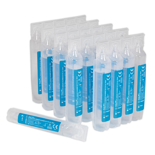 Sealey Eye/Wound Wash Solution Pods Pack of 25 EWS25