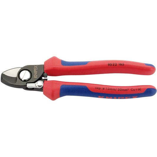 Knipex 09448 165mm Copper or Aluminium Only Cable Shear Sprung Heavy Duty Handle