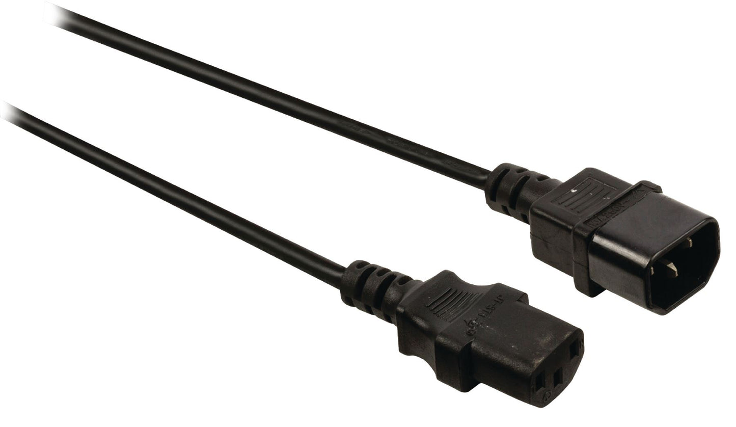 Valueline Power cable IEC-320-C14 to IEC-320-C13 5m black