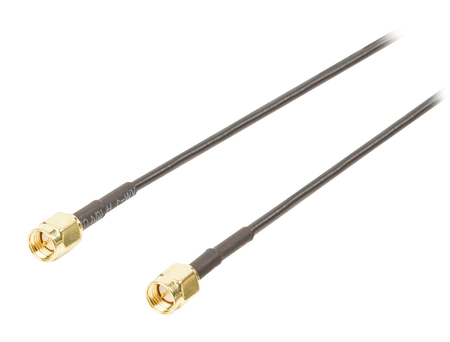 Valueline SMA antenna cable SMA male to SMA male 2m black