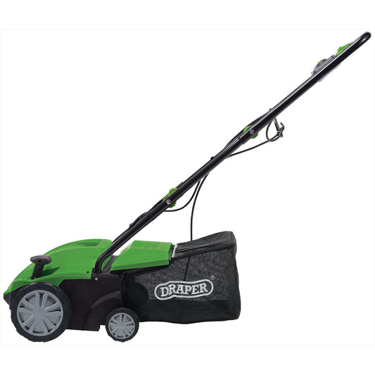 Draper 97921 Garden Moss Lawn Grass Adjustable Lawnraker Scarifier & Aerator