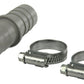 HQ Extension piece + 2 hose clips (16 to 27 mm) 22 x 22 mm