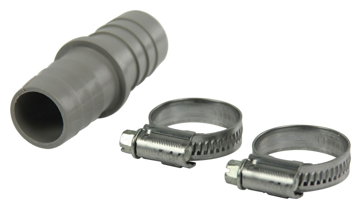 HQ Extension piece + 2 hose clips (16 to 27 mm) 22 x 22 mm