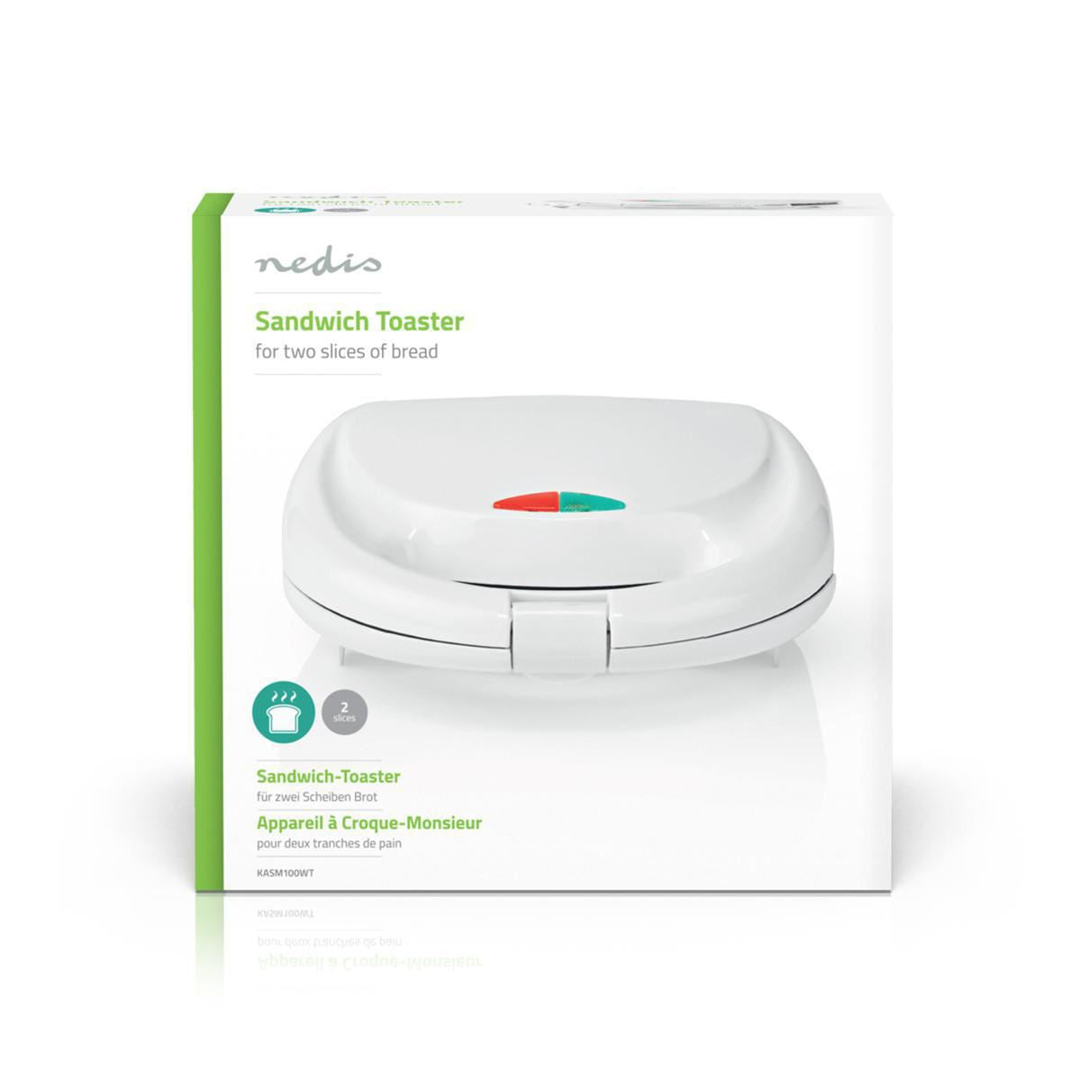 Nedis Sandwich Maker 800W White