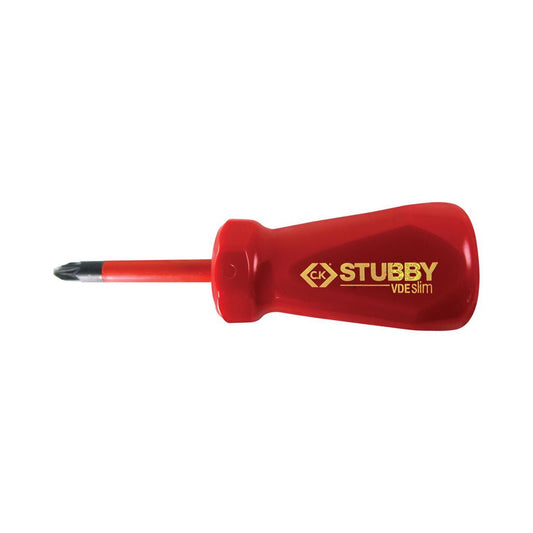 CK Tools Stubby VDE Slim Screwdriver MOD2x46 T48345-2
