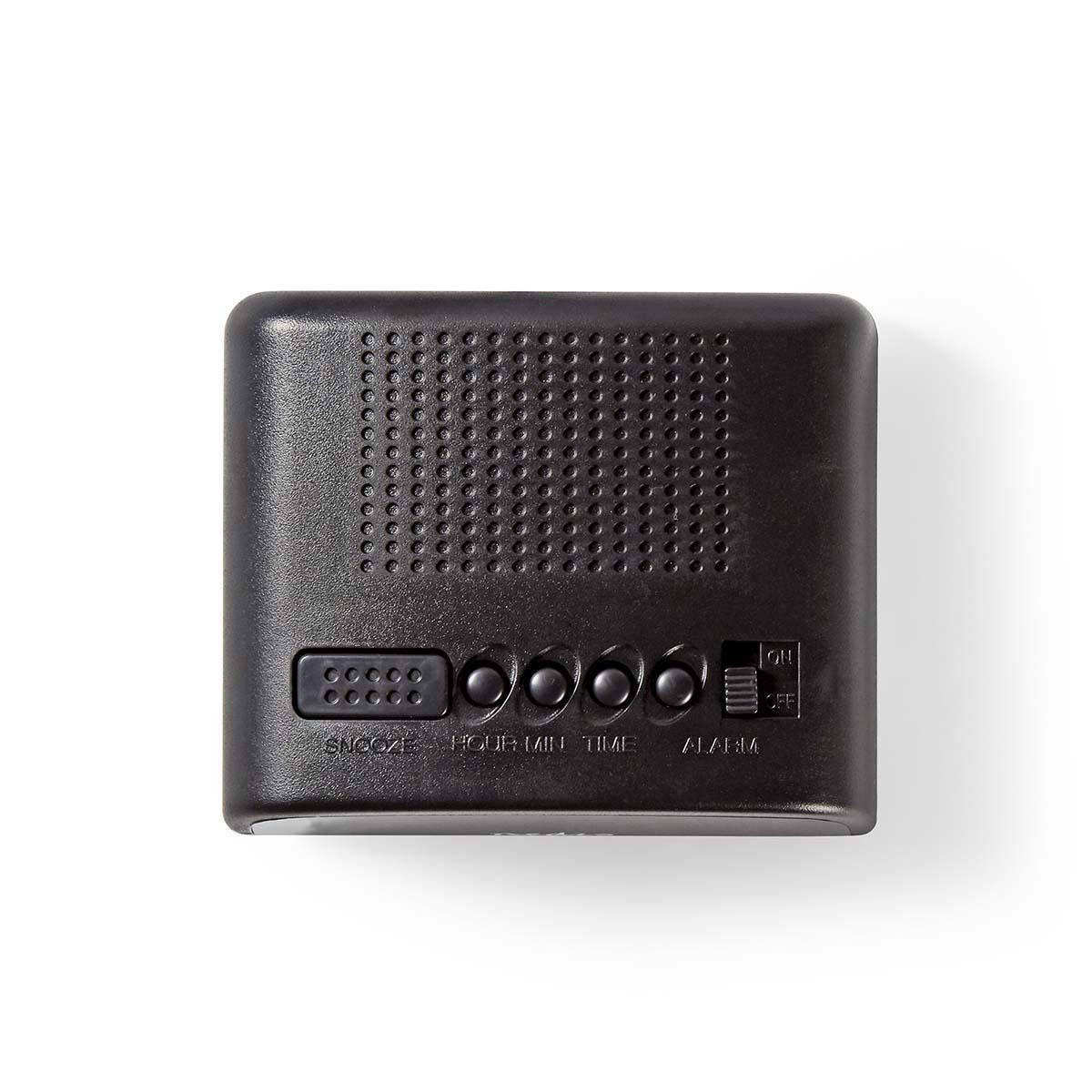 Nedis Digital Alarm Clock 0.6" LED Snooze