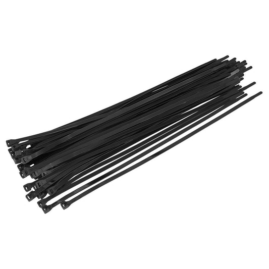 Sealey Cable Tie 450 x 7.6mm Black Pack of 50 CT45076P50