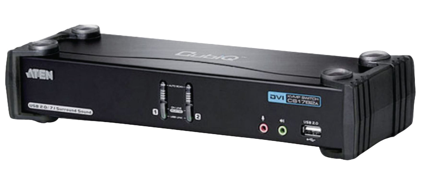 Aten 2-Port KVM Switch Black CS1782A-AT-G