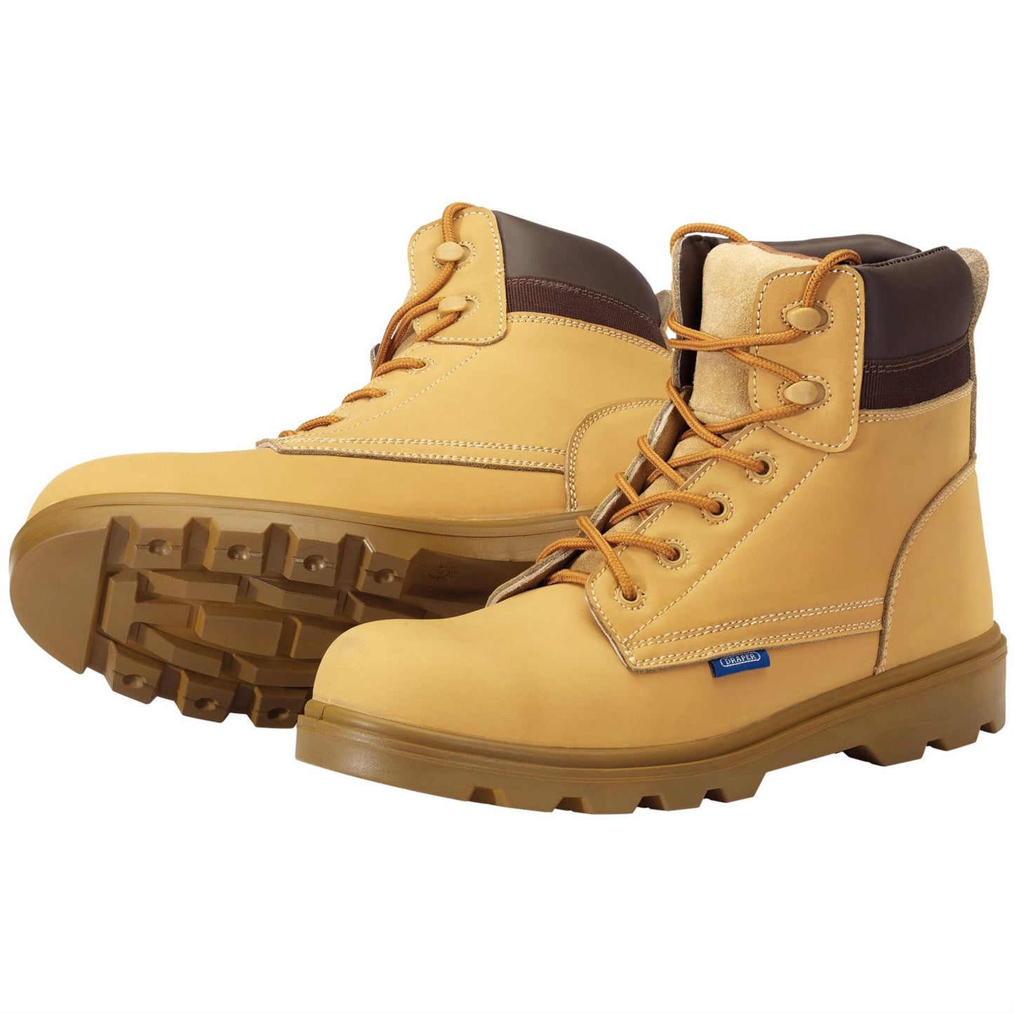 Draper Nubuck Style Safety Boots Size 10 S1 P SRC - 85969