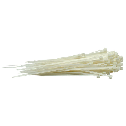 Draper 70392 White Cable Ties (100 Piece) 3.6 x 150mm