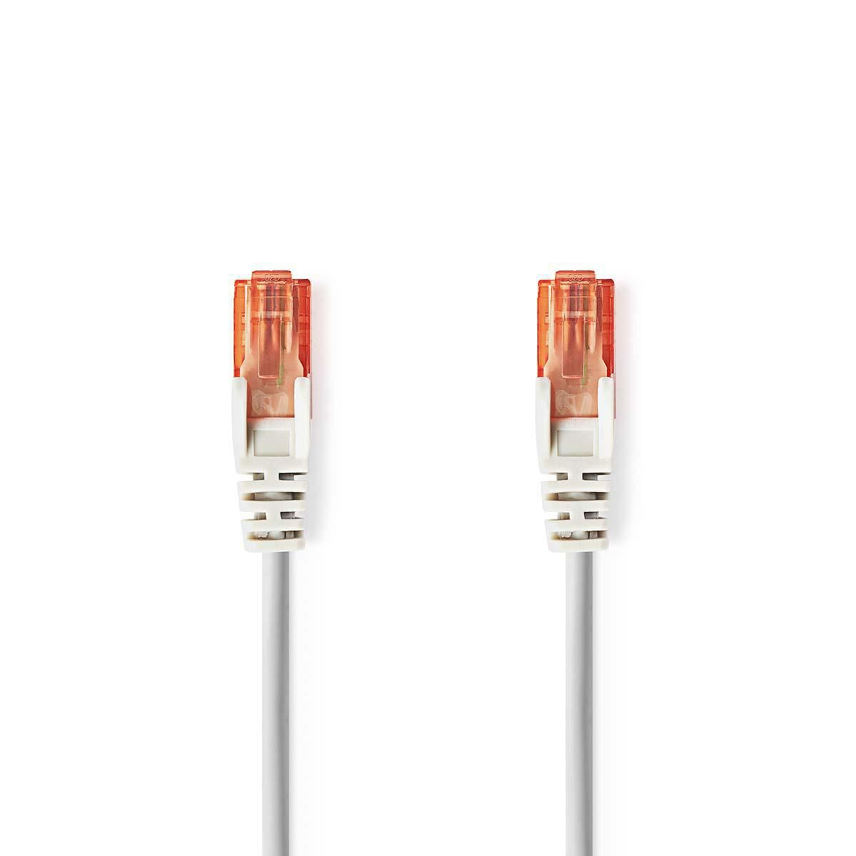 Nedis Cat 6 UTP Network Cable RJ45 Male to RJ45 Male 1.5m Grey CCGP85200GY15