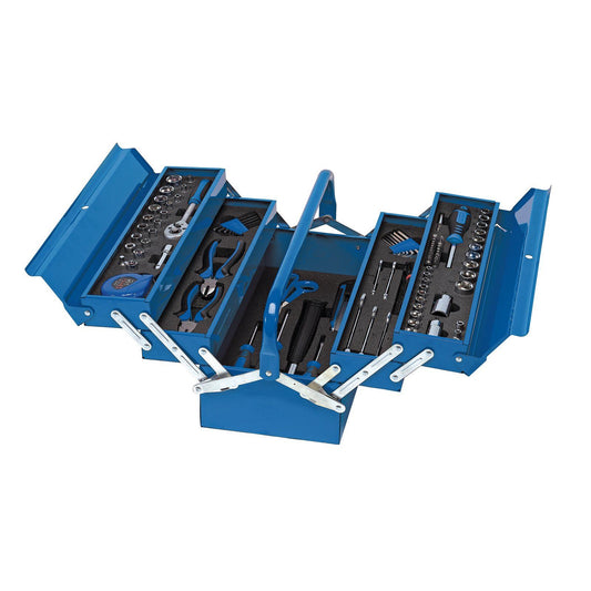 Draper Cantilever Tool Box Inc 126 piece Tool Kit in Foam inserts 48091