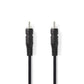 Nedis Digital Audio Cable RCA Male to RCA Male 1m Black CAGP24170BK10