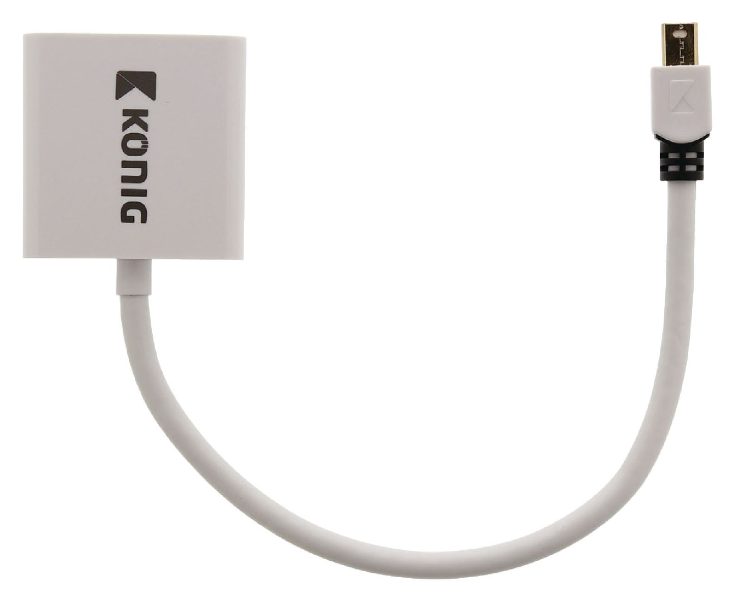 Konig Mini DisplayPort to VGA adapter cable mini DisplayPort male to VGA female 0.20m white