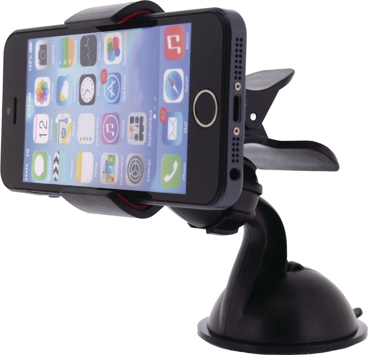 Mobilize Universal Smartphone Mount In-Car Window and Dashboard Black