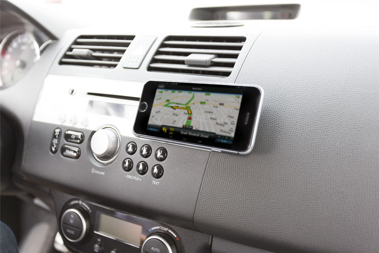 Konig Smartphone Car Mount Sticker 360° Rotation Black