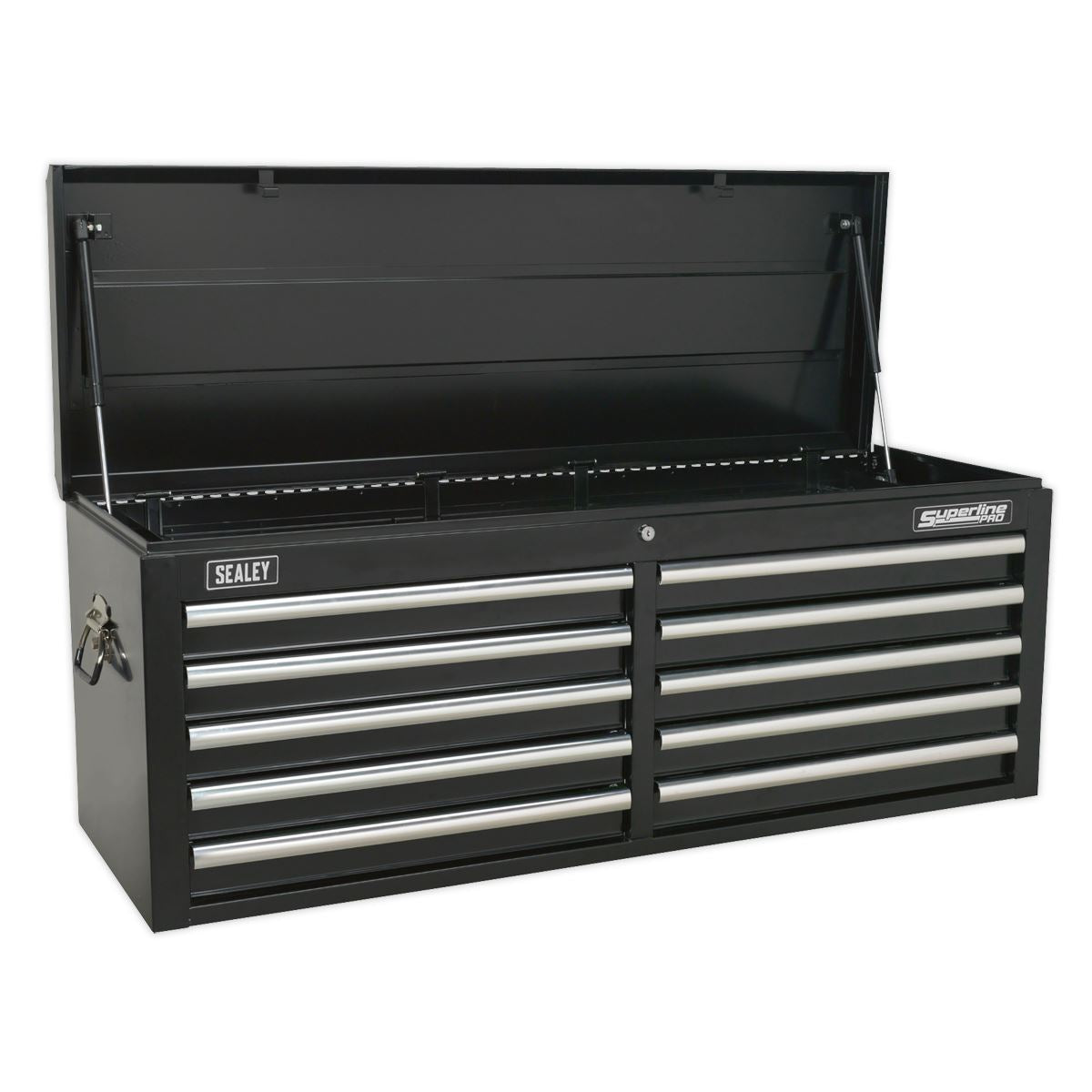 Sealey Topchest 10 Drawer with Ball Bearing Slides - Black AP5210TB