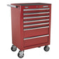 Sealey Rollcab 7 Drawer with Ball Bearing Slides - Red AP26479T