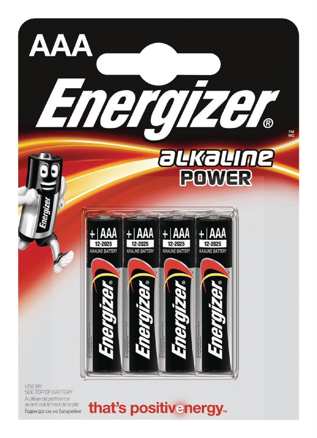 Energizer Power alkaline AAA/LR03 4-blister