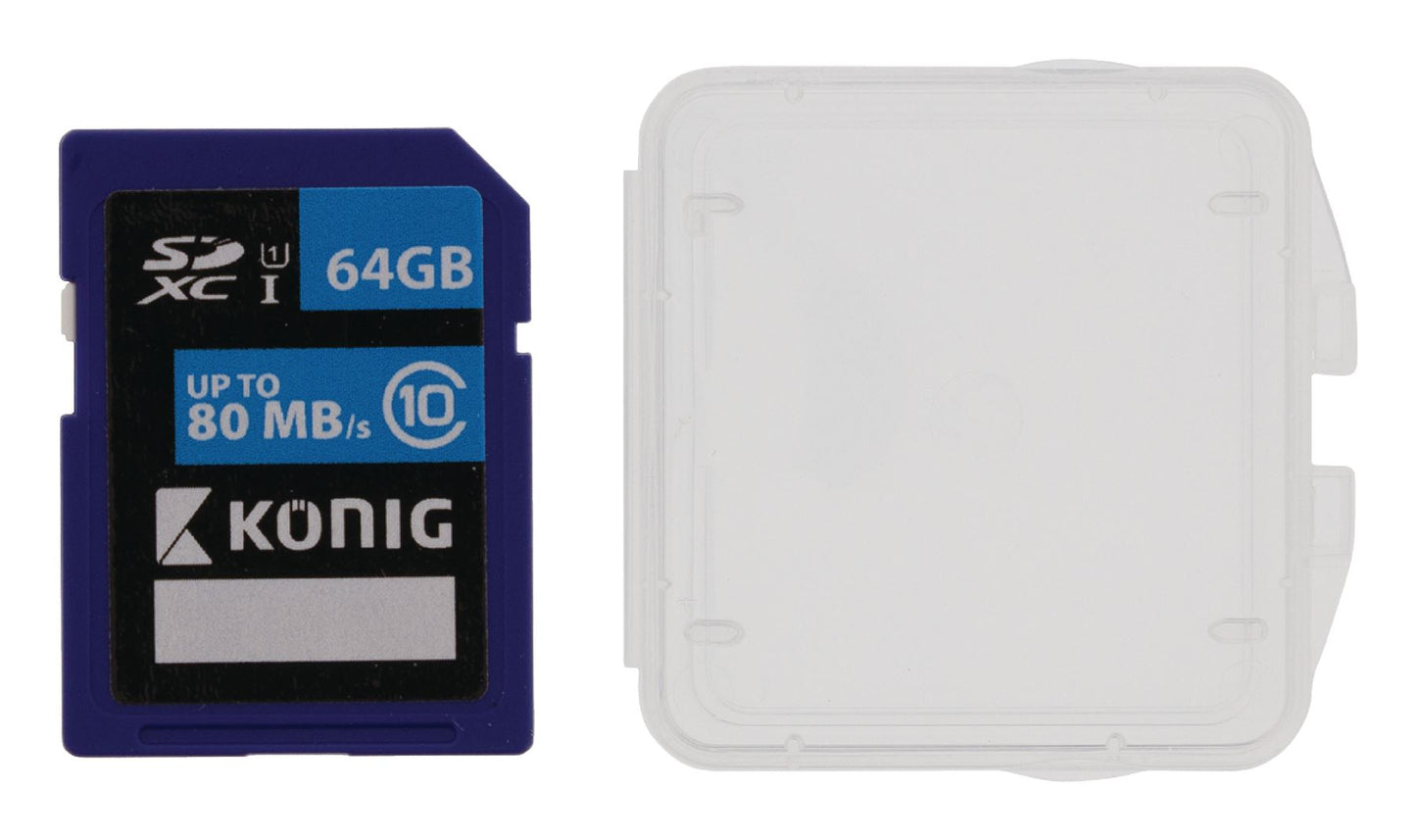 Konig SDXC Memory Card Class 10 64GB Memory Card