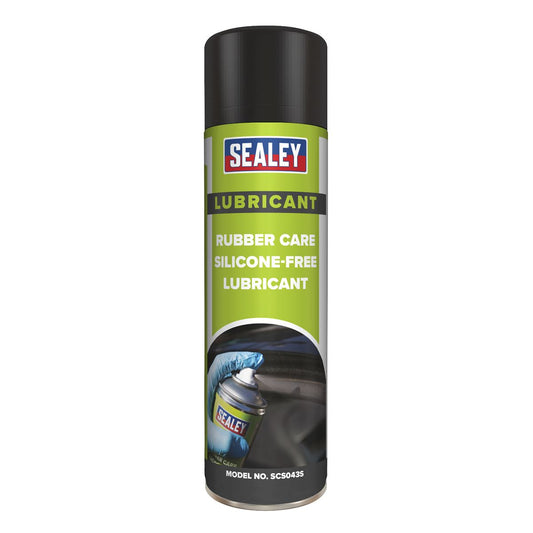 Sealey Rubber Care Silicone-Free Lubricant 500ml Single SCS043S