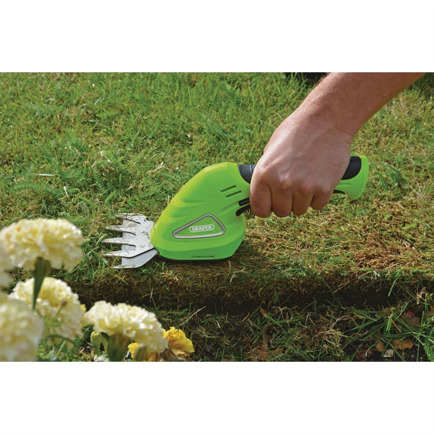 Draper 7.2v Lithium-Ion Cordless Battery Grass Lawn & Hedge Shear Trimmer, 53216