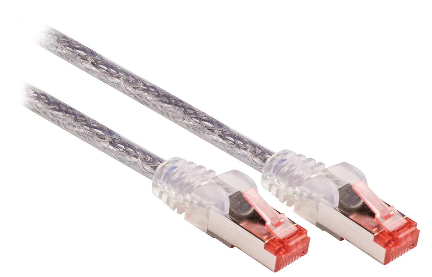 Valueline CAT6 S/FTP Network Cable RJ45 (8P8C) Male to RJ45 (8P8C) Male 1m clear