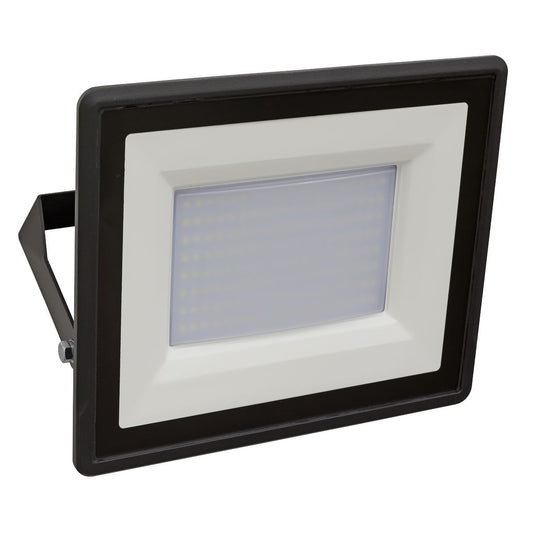 Sealey Extra Slim Floodlight with Wall Bracket 100W SMD LED LED115