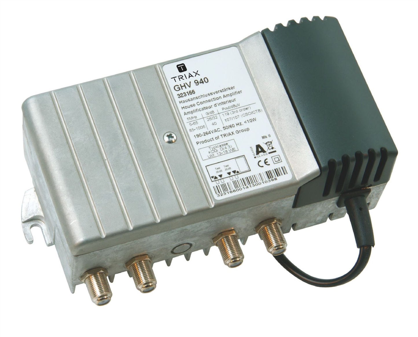 Triax Amplifier 40 dB 47-1006 MHz 1 T323166