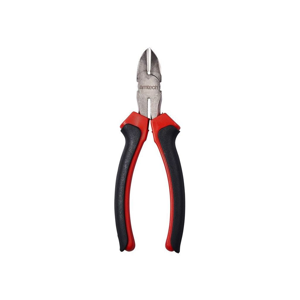 Amtech Professional 6" Side Cutting Pliers with Cushion Grip Colour Handle - B0635