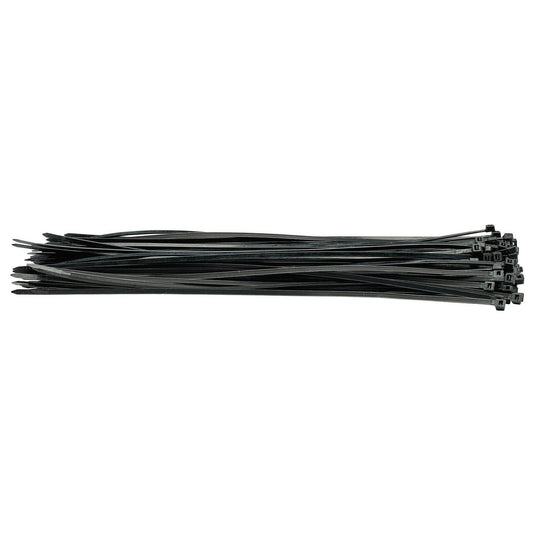 Draper Cable Ties, 4.8 x 400mm, Black (Pack of 100)