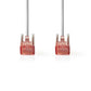 Nedis Cat 6 UTP Network Cable RJ45 Male to RJ45 Male 1.5m Grey CCGP85200GY15